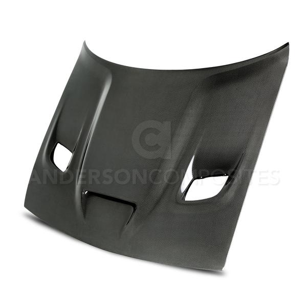 Anderson Composites Hellcat Carbon Fiber Hood 08-up Challenger - Click Image to Close